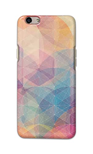 Image of PRINTFIDAA Printed Hard Back Cover Case for Oppo F1s | Oppo A59 Back Cover (Crumpled Paper Design) -1803