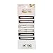 Scunci No-Slip Grip Open Center Stay Tight Barrettes, Assorted Colors, 6-Count