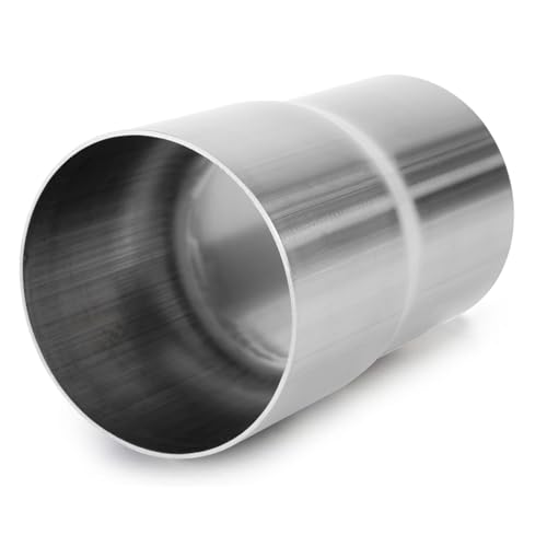 Image of A-KARCK Exhaust Adapter Connector 2.25 inch ID to 2.5 inch ID, Exhaust Pipe Reducer 4 inch Overall Length 304 Stainless Steel