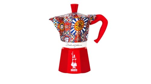 Bialetti Dolce & Gabbana Mocha Express 3 Cup Open Fire (Coffee Maker, Espresso Maker, Makinetta)
