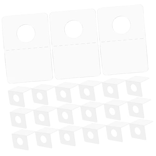 HOUDERCO Sticky Hanging Divider Tabs Stick 500pcs Wall Adhesive Tabs for Retail Display Tags