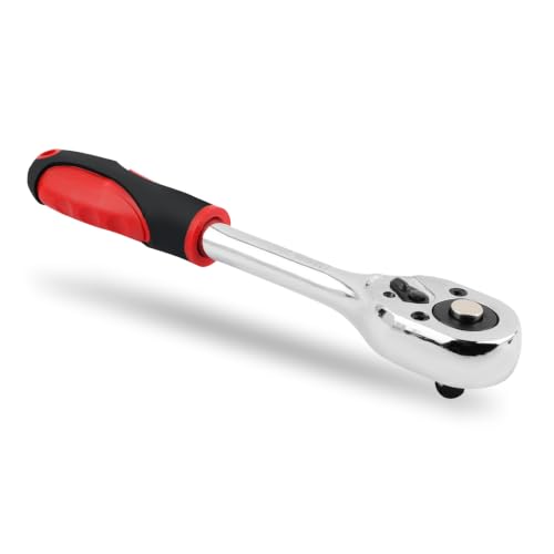 Image of Salior 6 Inch Dual Direction 1 /4 Ratchet,Multi-Purpose Socket Wrench Ratchet Wrench for Filter,Spark Plug,Lug Nut Socket,Universal Quick-Release Ratcheting Wrenches Car Accessories