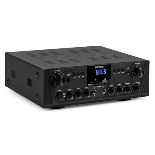 Power Dynamics PV220BT Amplificador multizona de 2 Zonas 2X 100W. Bluetooth, Radio FM, Reproductor de MP3 USB, entradas de micrófono. Audio doméstico, Oficina, Sistema de megafonía, música Ambiental | Ya disponible en tu tienda friki favorita! En mundofriki.es! Power Dynamics PV220BT Amplificador multizona de 2 Zonas 2X 100W. Bluetooth, Radio FM, Reproductor de MP3 USB, entradas de micrófono. Audio doméstico, Oficina, Sistema de megafonía, música Ambiental | Ya disponible en tu tienda friki favorita! En mundofriki.es!