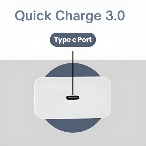 Image of CSODINCE 30W USB Type C Rapidly Fast Charging Adapter Compatible with Google Pixel 9 Pro XL /9 Pro /9 /9a /8 /8 Pro /8a /7 /7 Pro /7a,Pixel All Series & Other USB Type C Devices.
