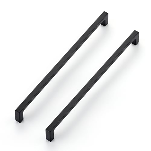 Ravinte Matte Black Kitchen Cabinet Handles 10 Inch Pulls 25 Pack