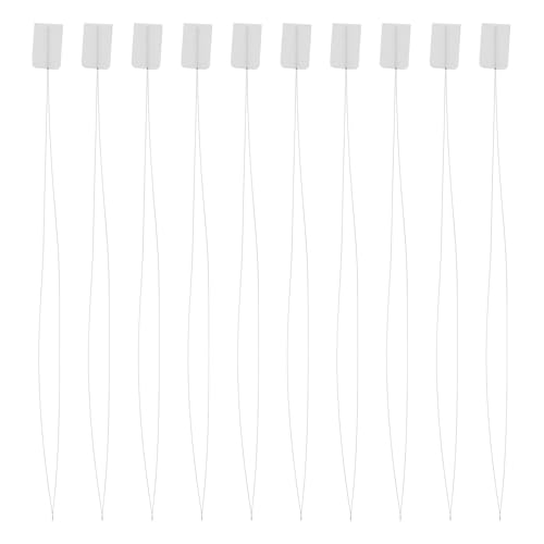 Cabilock Agujas para Abalorios Superfinas de 20 CM Herramienta para Manualidades Apertura Central Set de 10 Piezas para Enhebrar Cuentas de Arroz y Bordado