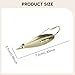 YIJU Fishing Spoon Lure Fishing Accessory, Portable Lightweight Weedless Spoon for Walleye, Snakehead Bass Salmon Trout, 7.2cmx2.5cm