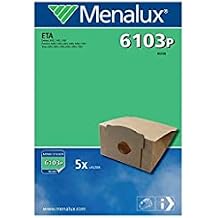 Menalux 6103 P 5 x Vacuum Cleaner Bags Paper for ETA