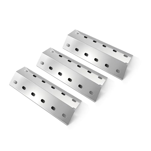 GriHero Brennerabdeckung gasgrill für Enders Chicago 3, Tepro 3561, Barbecook Brahma 4.0, Enders Boston Pro 3K Enders Grill zubehö 36.5x12cm 3 Stück