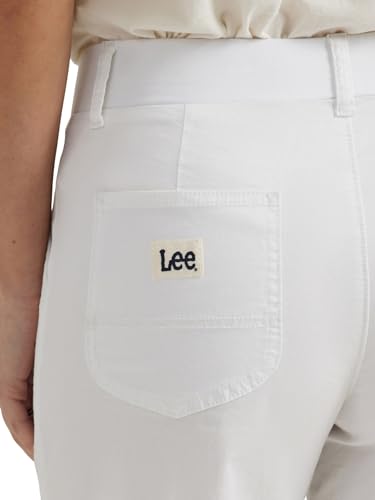 Lee Women's Ultra Lux Comfort with Flex-to-Go Utility Bermuda Short, Bright White, 18 - image 3