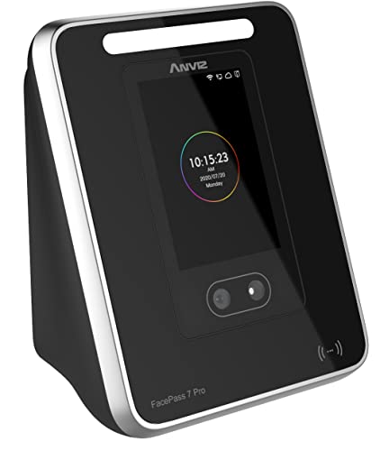 ANVIZ FacePass 7 Pro: Gesichtserkennung und Maske, RFID, Touchscreen, TCP/IP, WiFi, Webserver, Schwarz, FACEPASS7-PRO Cover
