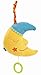 Produktbild Fehn 097597 Spieluhr Mond / Aufzieh-Spieluhr mit integriertem Spielwerk zum Aufhängen, Kuscheln und Greifen, für Babys und Kleinkinder ab 0+ Monaten