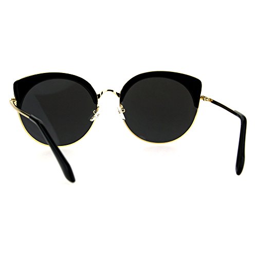 Womens Fashion Sunglasses Round Accent Top Designer Style UV 4003