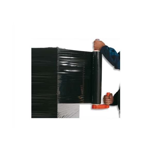 IDMENAGE - Manual Stretch Film 450MM - Color Opaque Black, 50L x 11W cm - Image 3
