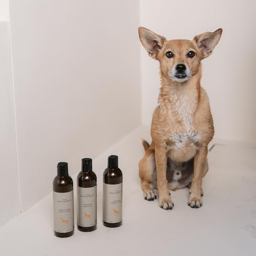 LILA LOVES IT Fellkur Silky & Shine - Natürliche Pflege für EIN glänzendes Hundefell & exzellente Kämmbarkeit, regeneriert pflegebedürftige Haut, mit Aloe Vera & Jojobaöl, 250ml
