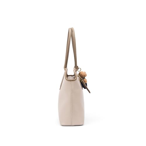 Image of Lino Perros Avril Ivory Tote Bag