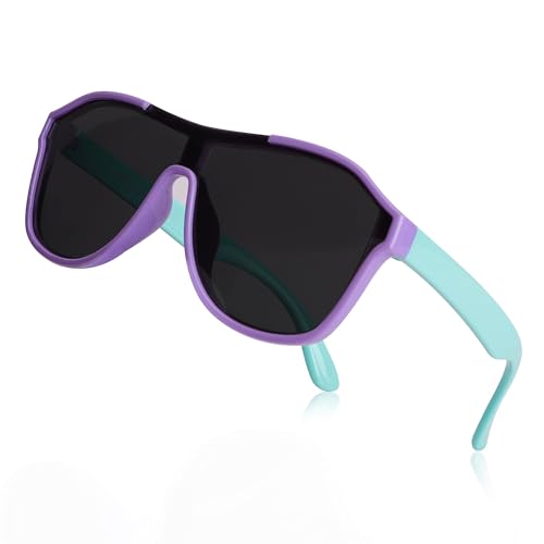 Kids Sunglasses Polarized Sunglasses Boys Girls UV Protection Shades Glasses Party Favors Silicone Frame TAC Lense