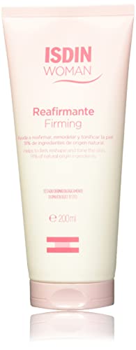WOMAN Isdin Reafirmante, Crema con aceite de rosa mosqueta para la flacidez tras el embarazo, reafirma, remodela y tonifica la piel