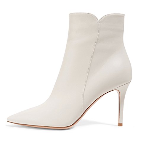 Bottine à Talon Haut Femme Soireelady - Bottes d'Hiver en Grande Taille