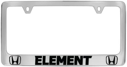Honda Element Chrome Plated Metal License Plate Frame Holder