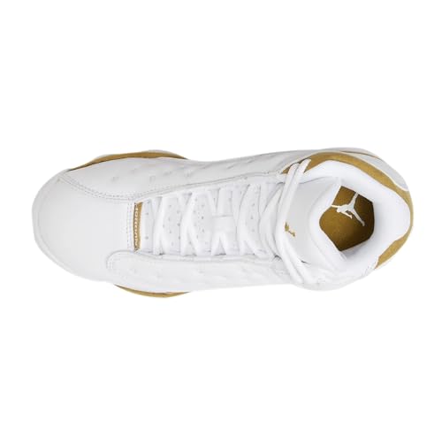 Air Jordan 13 Retro Wheat Grade School Lifestyle Shoes (White/Wheat)3