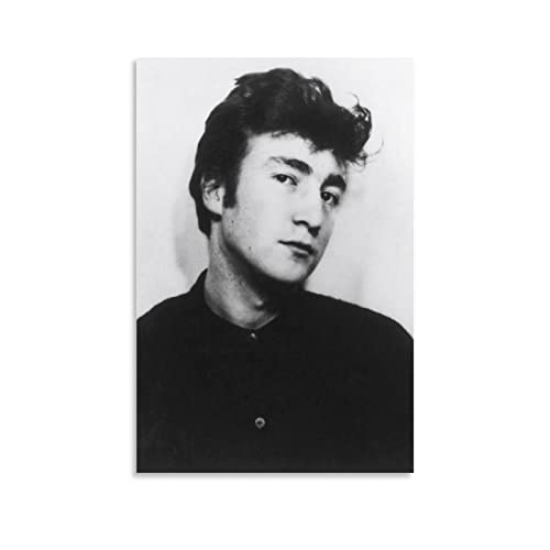 John Lennon (3) Poster vintage rétro imprimé sur toile à suspendre pour chambre à coucher, salon, décoration murale 20 x… - Les Beatles, Paul McCartney, John Lennon, RIngo Starr, George Harrison John Lennon (3) Poster vintage rétro imprimé sur toile à suspendre pour chambre à coucher, salon, décoration murale 20 x…