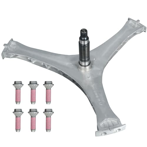 DC97-17004B Washer Flange Shaft Kit Compatible with Samsung Washing Machine Replacement for DC97-17004E with DC60-40137A Spider Hex Bolt 6 PCS