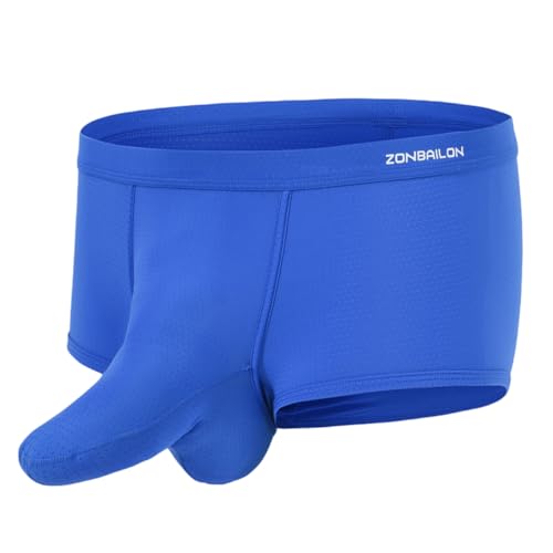 Men's Dual Pouch Underwear Mesh Breathable Boxers Briefs2