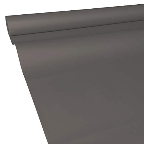 JUNOPAX - Rollo de Mantel de Papel, Color Gris, Papel, Gris, 50 m x 1,15 m