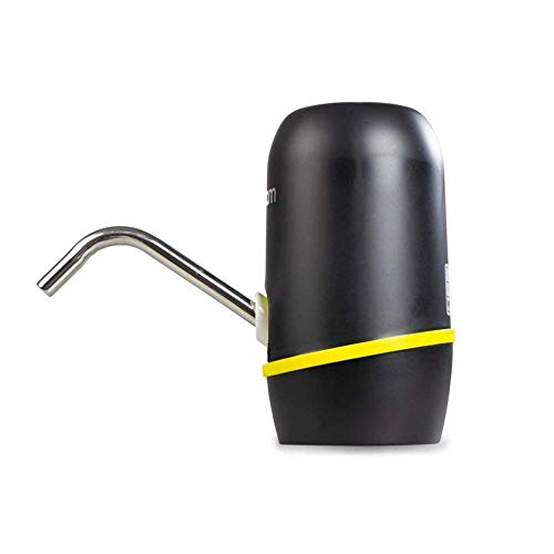 Bomba Elétrica para Galão de Água Recarregável USB (Preta)