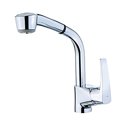 Grifo De Cocina Teka Monomando Mt Ext Color Cromo Ref 4093802 Caño Alto Extraible Y...