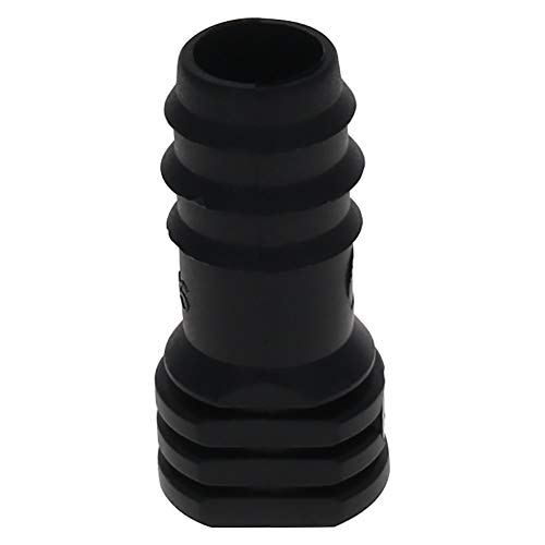 Mromax Barb Drip Pipe End Closure Cap 16Pe Hose Plug Connector For Garden Agricultural Irrigation System, Plastic Black 15Pcs #TOP4