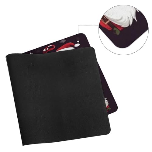 Christmas Santa Claus Desk Pad con base de goma grande miniatura 7