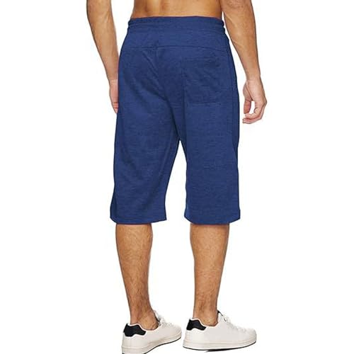 Shorts casuales deportivos para hombre 3/4 de algodón miniatura 4
