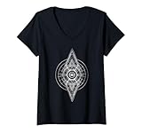 Photo Gallery donna geometria sacra mistica simbolo del terzo occhio occulto spirituale maglietta con collo a v Photo Gallery donna geometria sacra mistica simbolo del terzo occhio occulto spirituale maglietta con collo a v