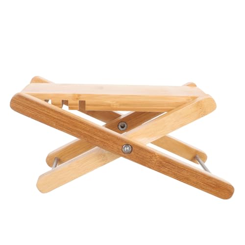 Toddmomy Stable Pedicure Foot Stool Nail Art Foot Rest Portable Leg Rest Folding Guitar