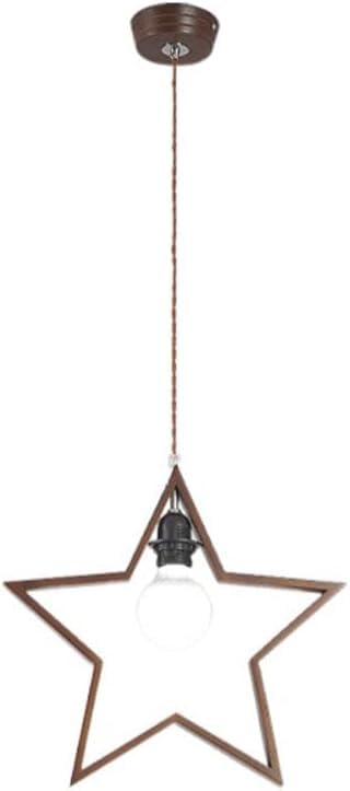 Lustre en bois géométrique E27 pour embellir un plafond trop bas
