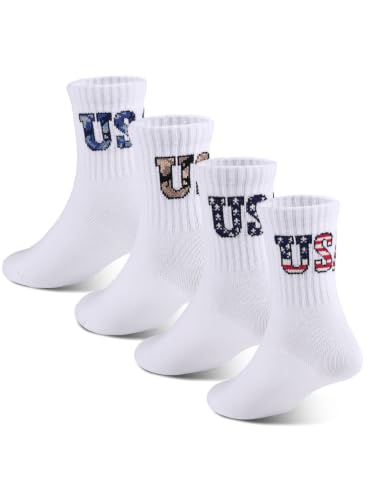 Image of COTTON DAY Unisex School Kids Boys Girls Soft Combed Cotton Athletic Socks