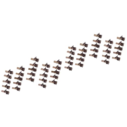 ifundom Decorações de Natal, 50 peças, clipes de madeira de Natal com desenho criativo - grampo de a