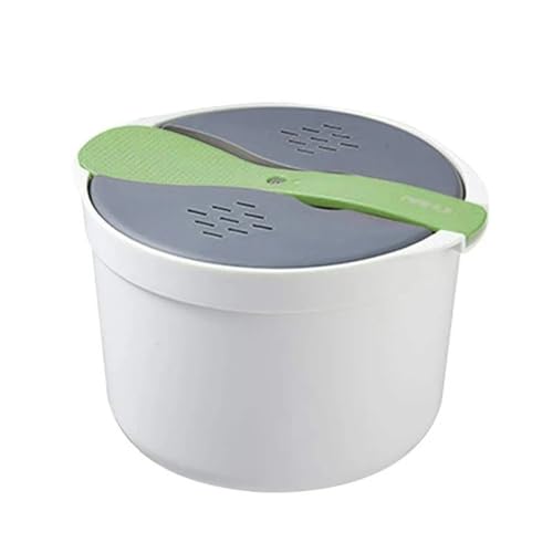 Lunch Box, Microwave Oven Rice Cooker Portable Food Container Multifunction ...