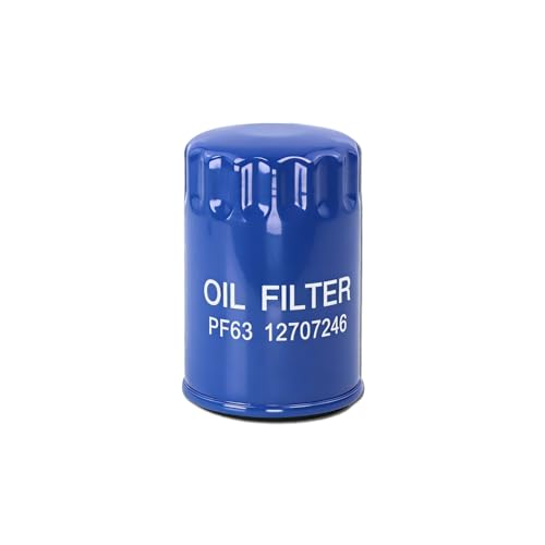 PF63 Engine Oil Filter Compatiable with Ford F150 Explorer Transit Chevy Silverado Equinox Tahoe Suburban GMC Sierra Yukon Cadillac Escalade Replaces PF63E PF63F (1 PCS)