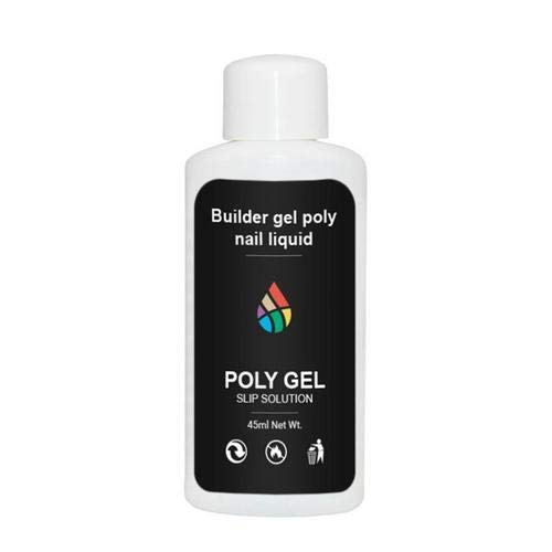 advancethy Poly Nail Gel Slip Solution – Nail Liquid Slip Solution Nail Gel Extension Tool, 45 ml