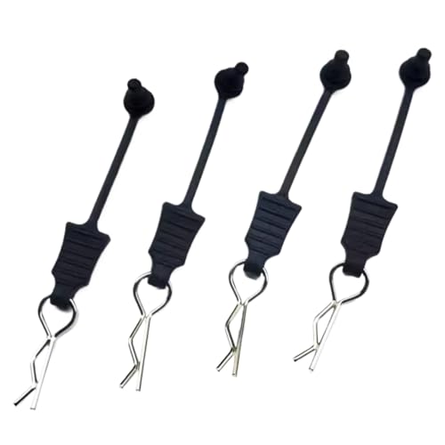 RC Car Accessories for ARRMA for Mojave for Limitless for Typhon for Kraton AR390178 1/7 1/8 4Pcs Rubber Body Clip Retainer Shell Fixed Buckle Lock RC Car