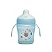 Suavinex Vaso Entrenamiento Bebé, Con Boquilla Rígida y Asas, Para Bebés +6 Meses, Apto Para Lavavajillas, Color Azul, 200ml