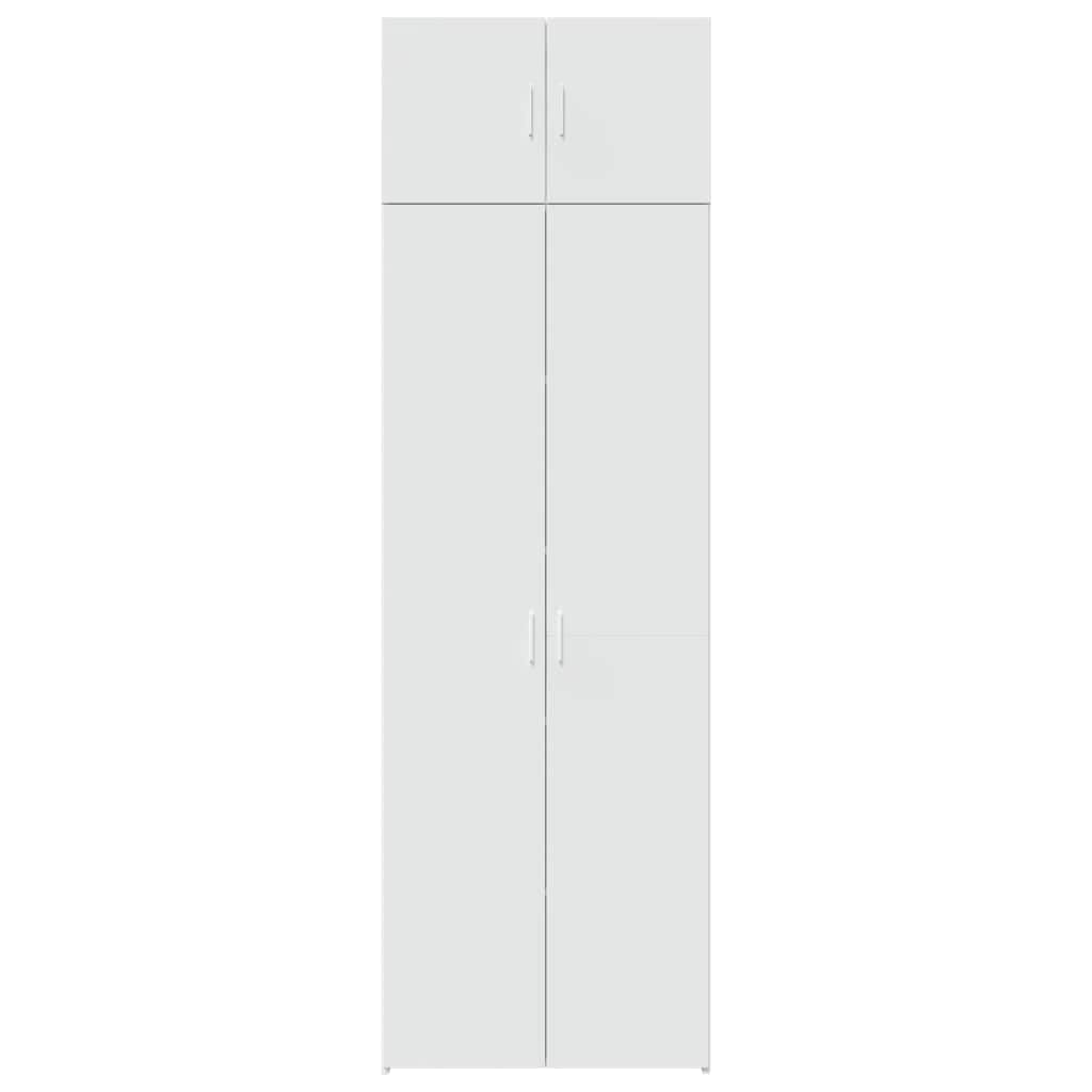 vidaXL Armario de Madera de ingeniería Blanco 70x42,5x225 cm