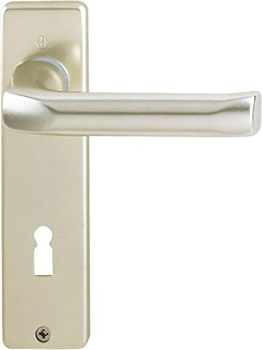 Preisvergleich Produktbild HOPPE Kurzschild-Garnitur 'London' Aluminium Neusilber 113 / 202KP / AP - 6675110