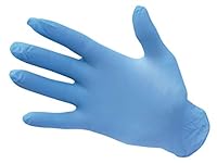 Portwest Unisex Powder Free Nitrile Disposable Gloves, Blue, Medium