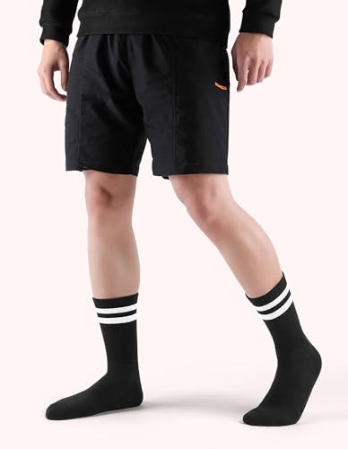 Image of Airacker Athletic Socks Sport Running Calf Socks Performance Cushioned Breathable Crew Socks for Men Women(6 Pairs)