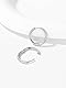 U7 Creolen Klein Silber Chunky Huggie Hoop Earrings Edelstahl Ohrringe Klein Kreolen 10mm mini Ohrschmuck für Damen Mädchen