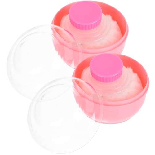 minkissy Aplicador De Borla Cajas De Polvo Diseño Razonable Retiene El Polvo Cómodo